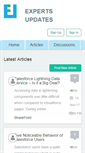 Mobile Screenshot of expertsupdates.com
